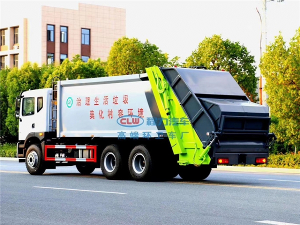 东风T5（18方）后八轮压缩式垃圾车